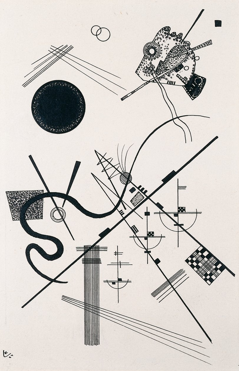 Uden titel (Dessin 4) af Wassily Kandinsky