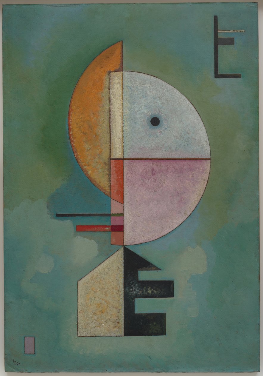 Opadgående, 1929 af Wassily Kandinsky