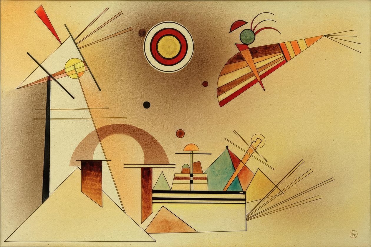 Reduceret vægt af Wassily Kandinsky