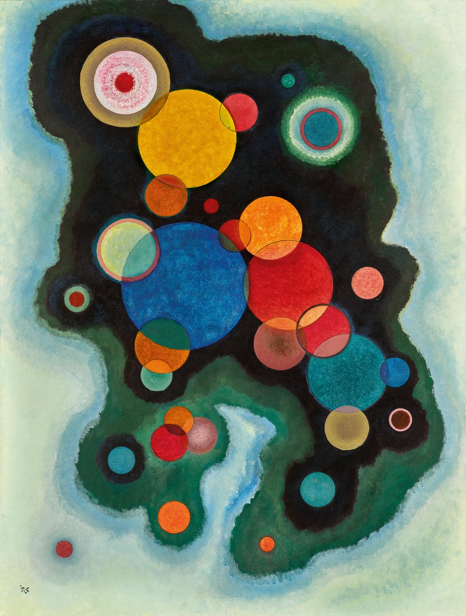 Uddybet impuls, 1928. af Wassily Kandinsky