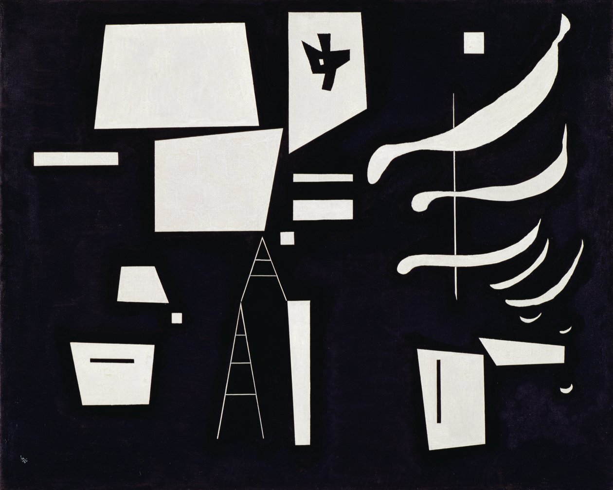 Hvid - Blød og hård marts af Wassily Kandinsky