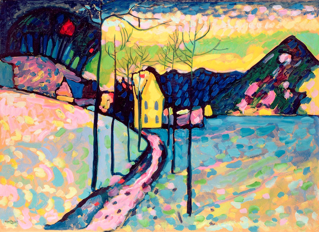 Vinterlandskab af Wassily Kandinsky
