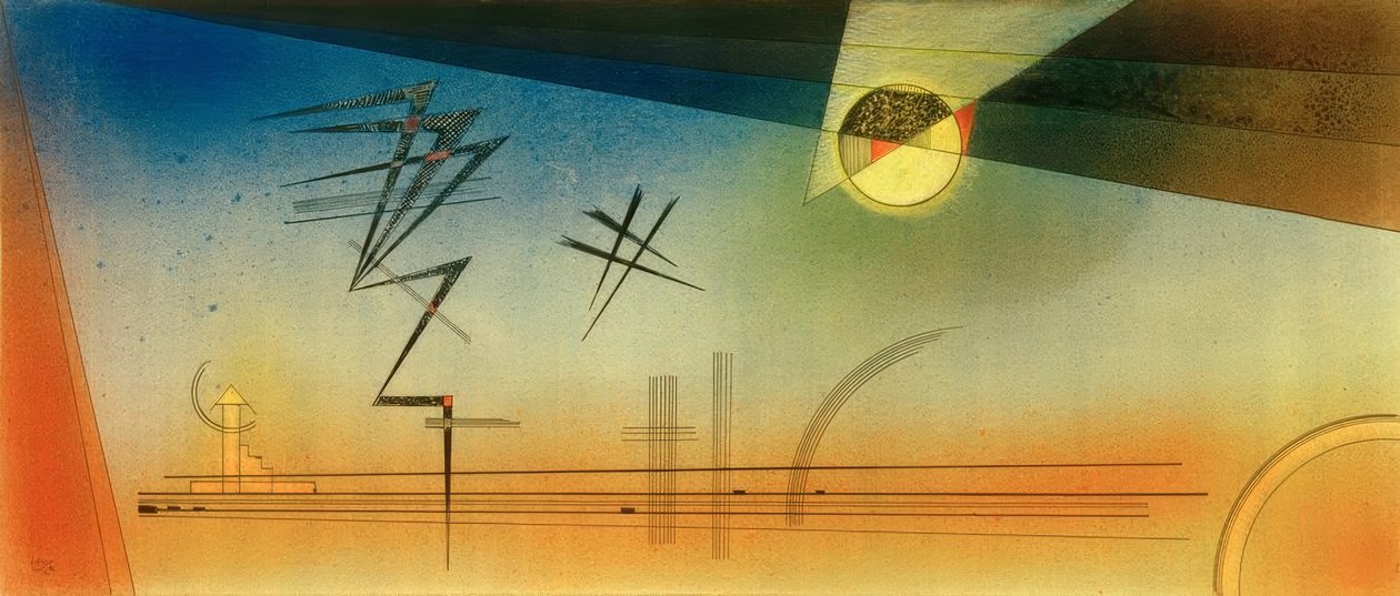 Zigzag opad af Wassily Kandinsky