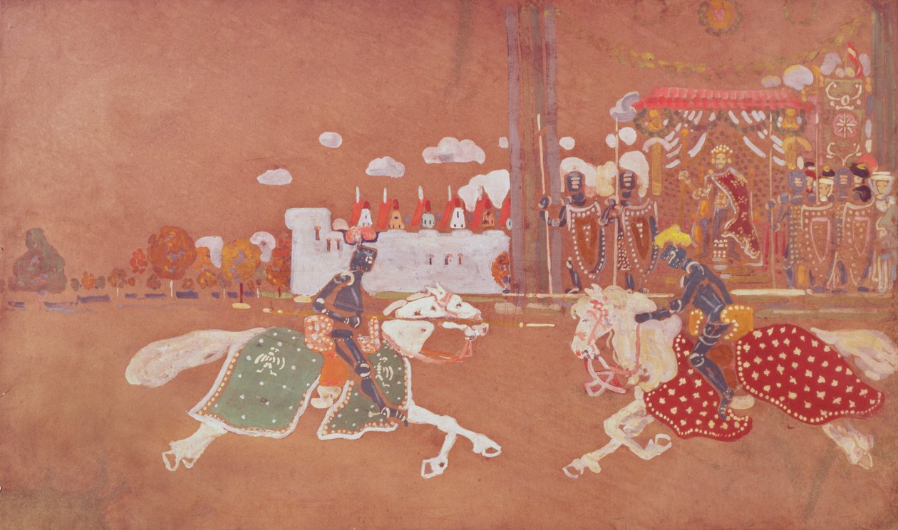 duel af Wassily Kandinsky
