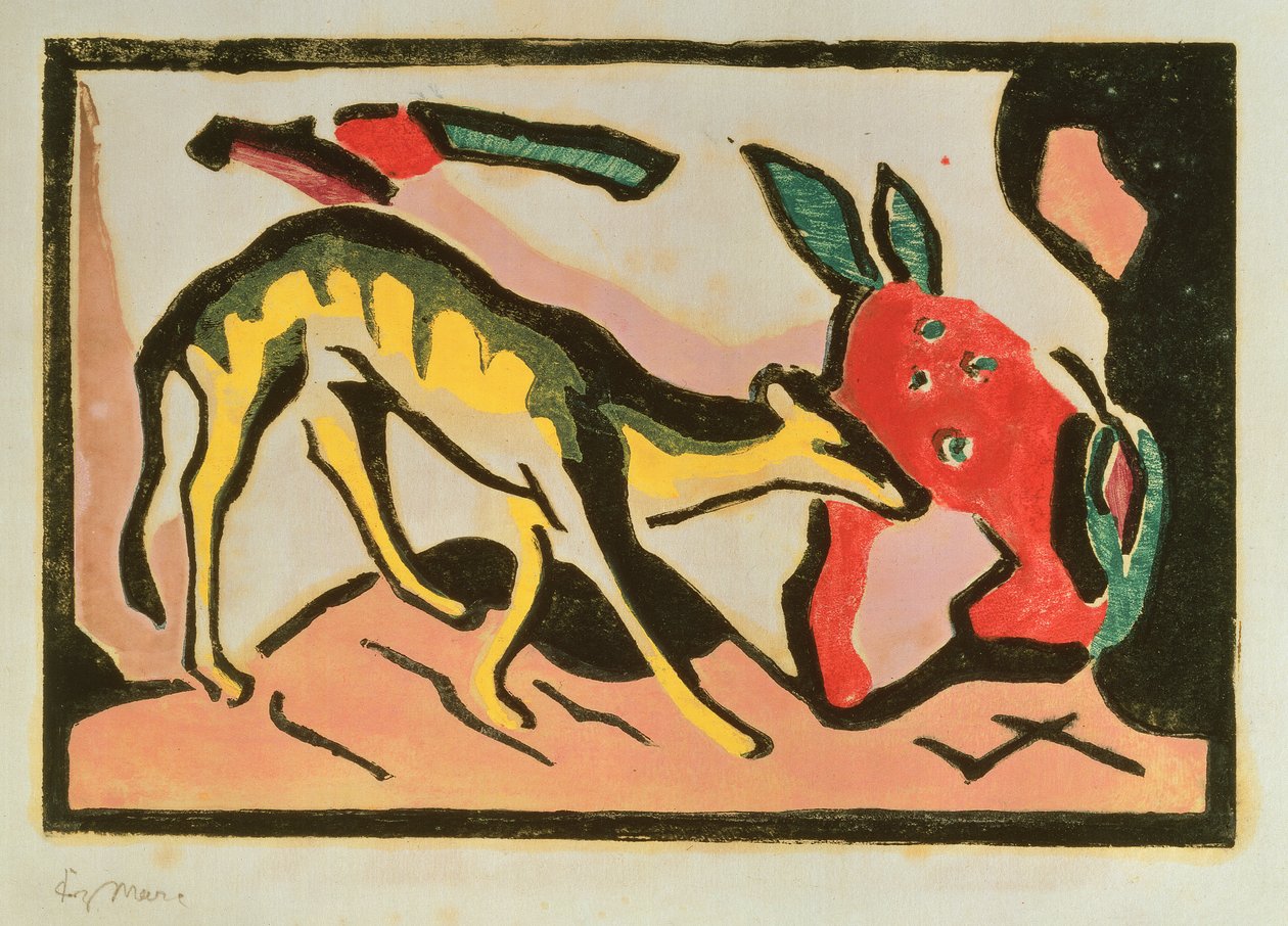 Den blå rytter af Wassily & Marc Franz (1880 1916) Kandinsky