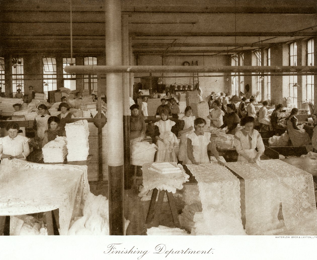 Thomas Adams Lace Factory, Nottingham, Nottinghamshire, 1914 af Waterlow Bros and Layton Ltd