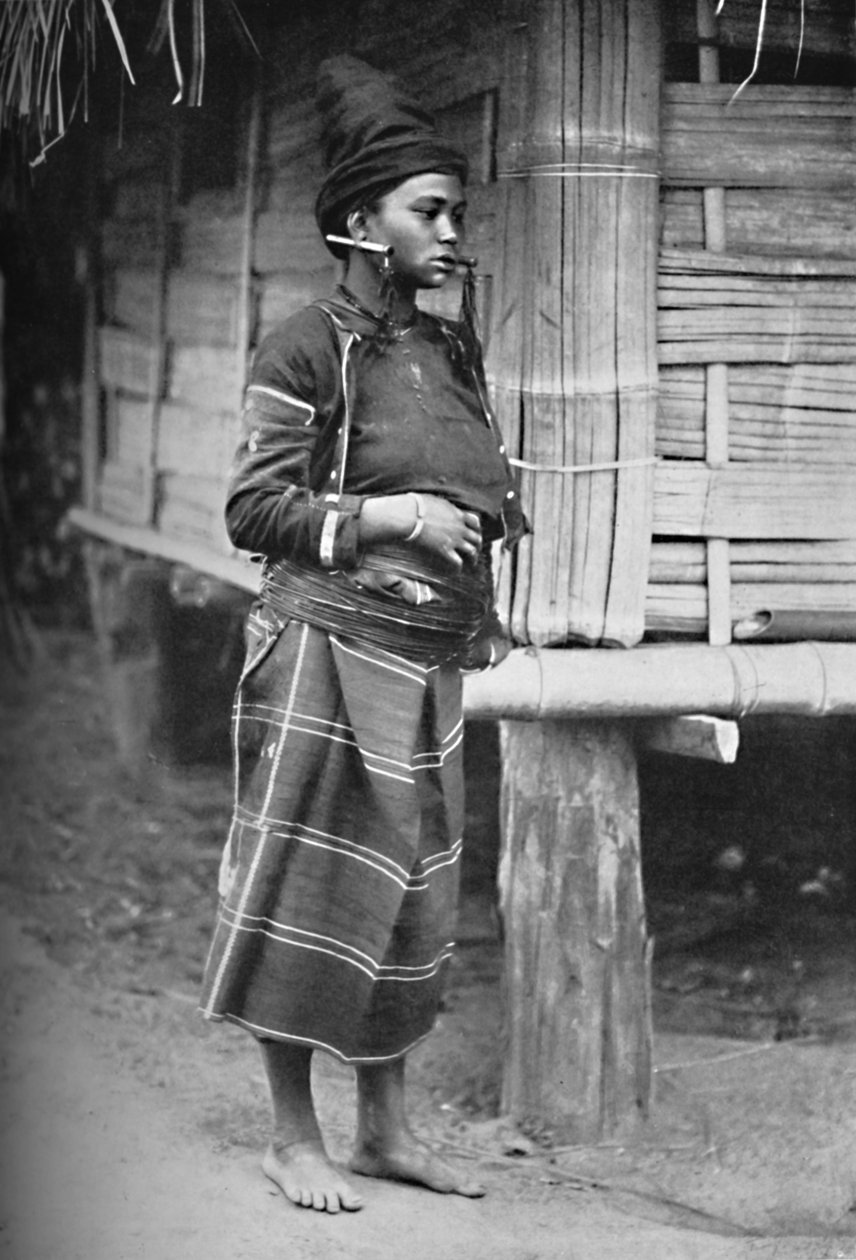 En Kachin-kvinde, 1902 af Watts and Skeen