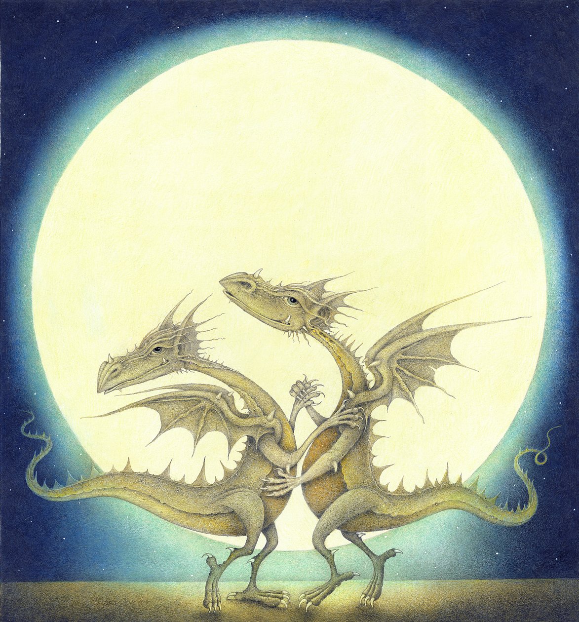 Dancing Dragons, 2009 (blandede medier) af Wayne Anderson