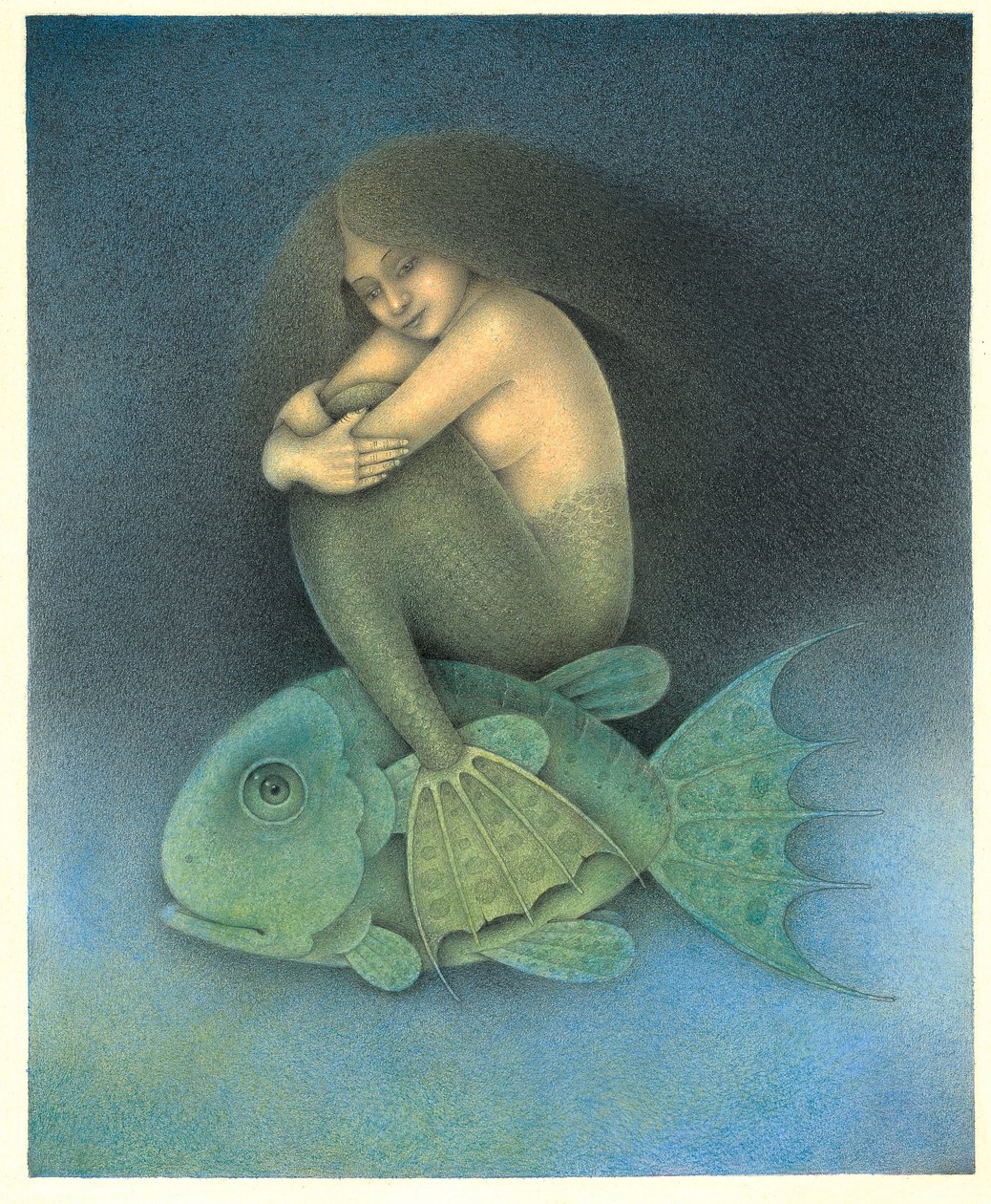 Omermaid, 2007 (blandede medier på kunstplade) af Wayne Anderson