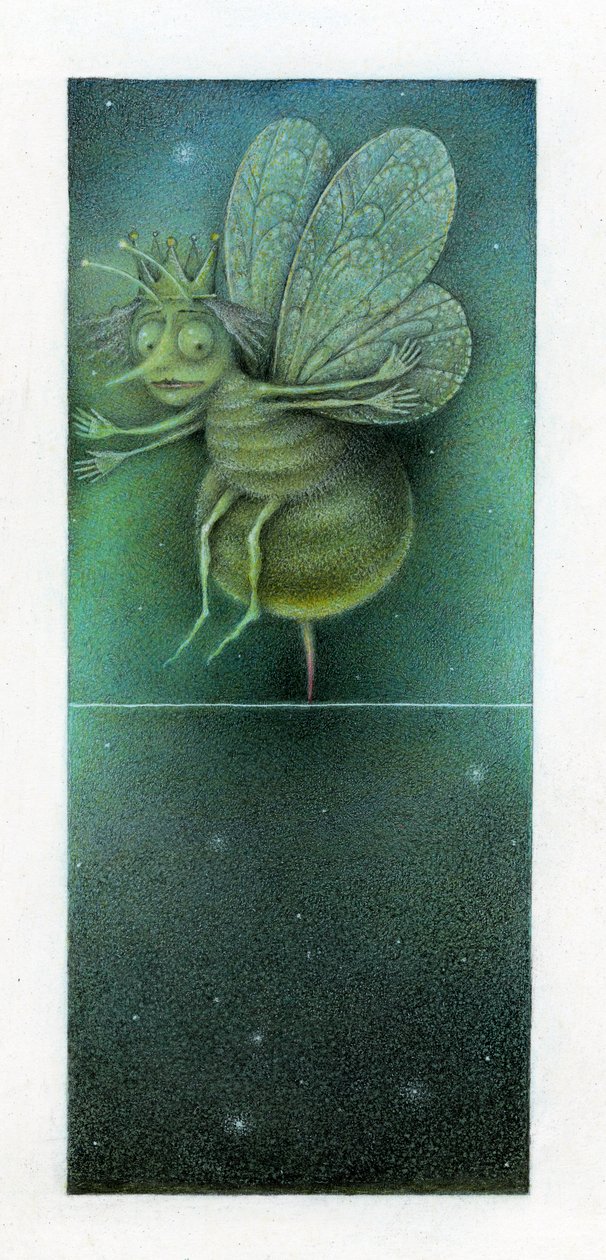 Queen Bee, 2003 (blandede medier på kunstplade) af Wayne Anderson