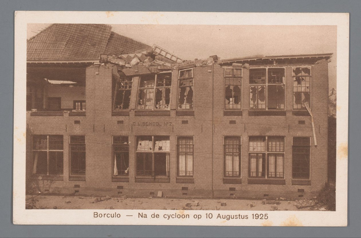 Borculo -- Efter cyklonen den 10. august 1925 af Weenenk and Snel