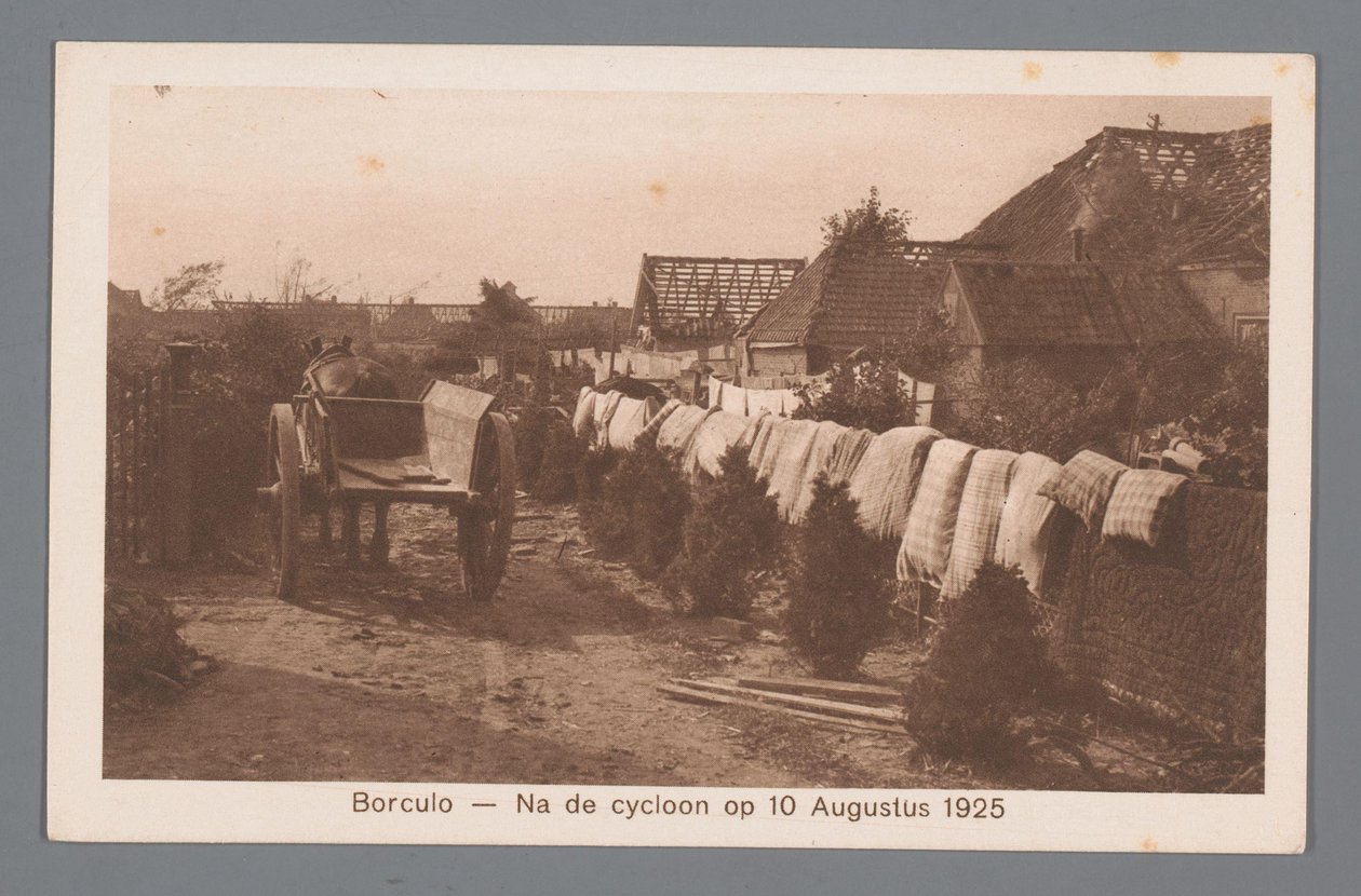 Borculo -- Efter cyklonen den 10. august 1925 af Weenenk and Snel