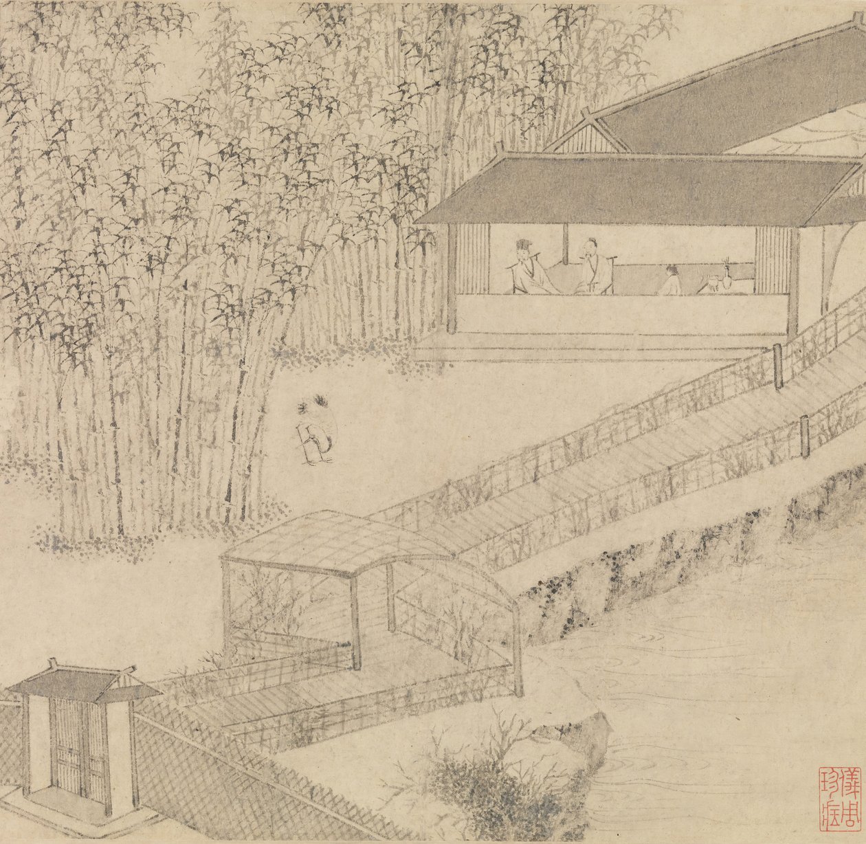 Garden of the Inept Administrator, 1551. af Wen Zhengming