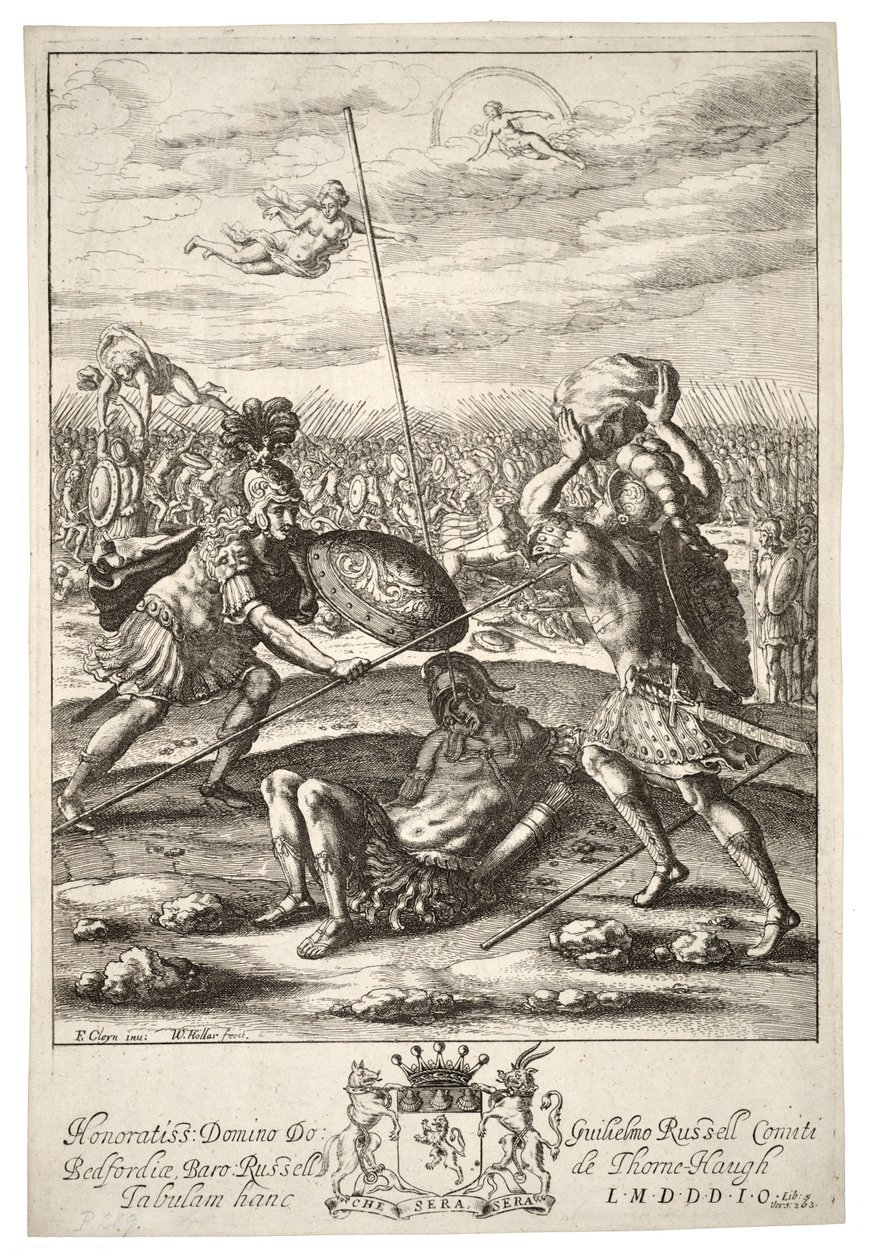 Æneas og Diomedes af Wenceslaus Hollar