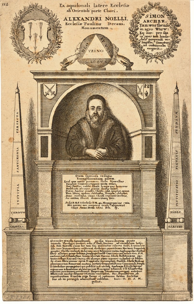 Alexander Nowell (monument). Stat 3 af Wenceslaus Hollar