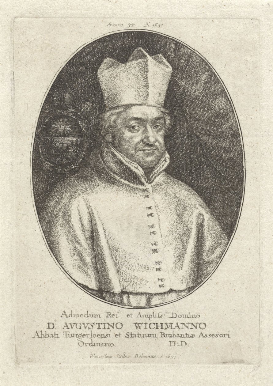 Augustine Wichmans af Wenceslaus Hollar