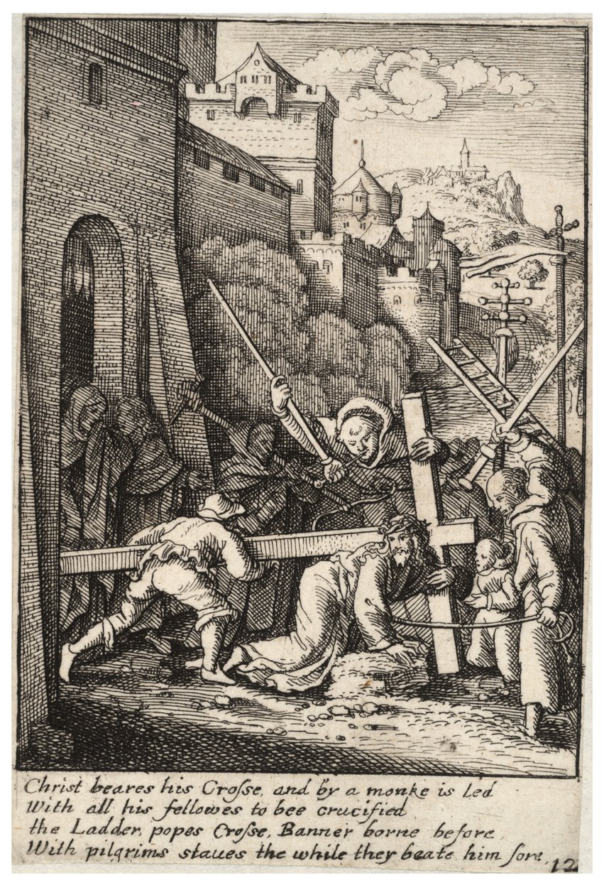 Bære korset af Wenceslaus Hollar