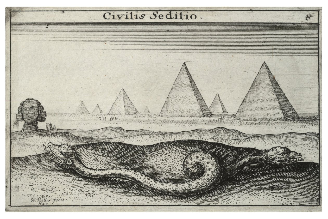 Civil uenighed af Wenceslaus Hollar