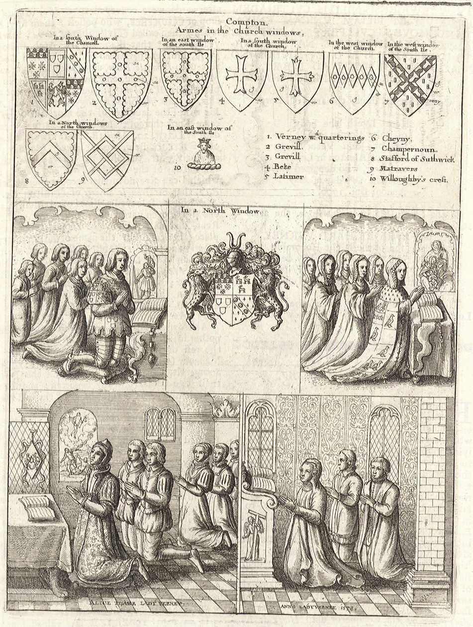 Compton (farvet glas) af Wenceslaus Hollar