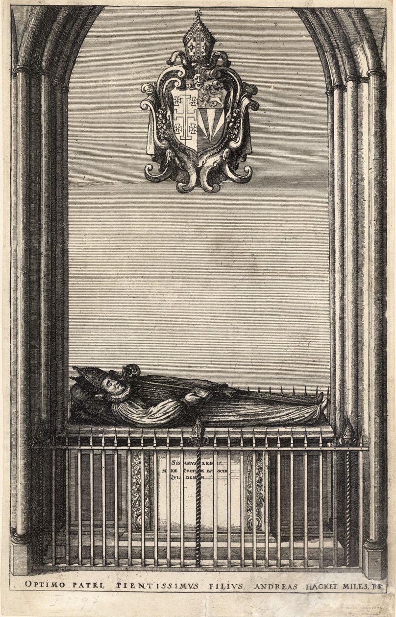 Hacket (monument) af Wenceslaus Hollar