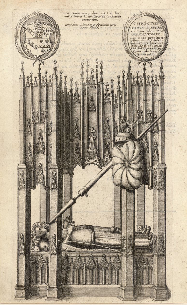 John of Gaunt (monument) af Wenceslaus Hollar