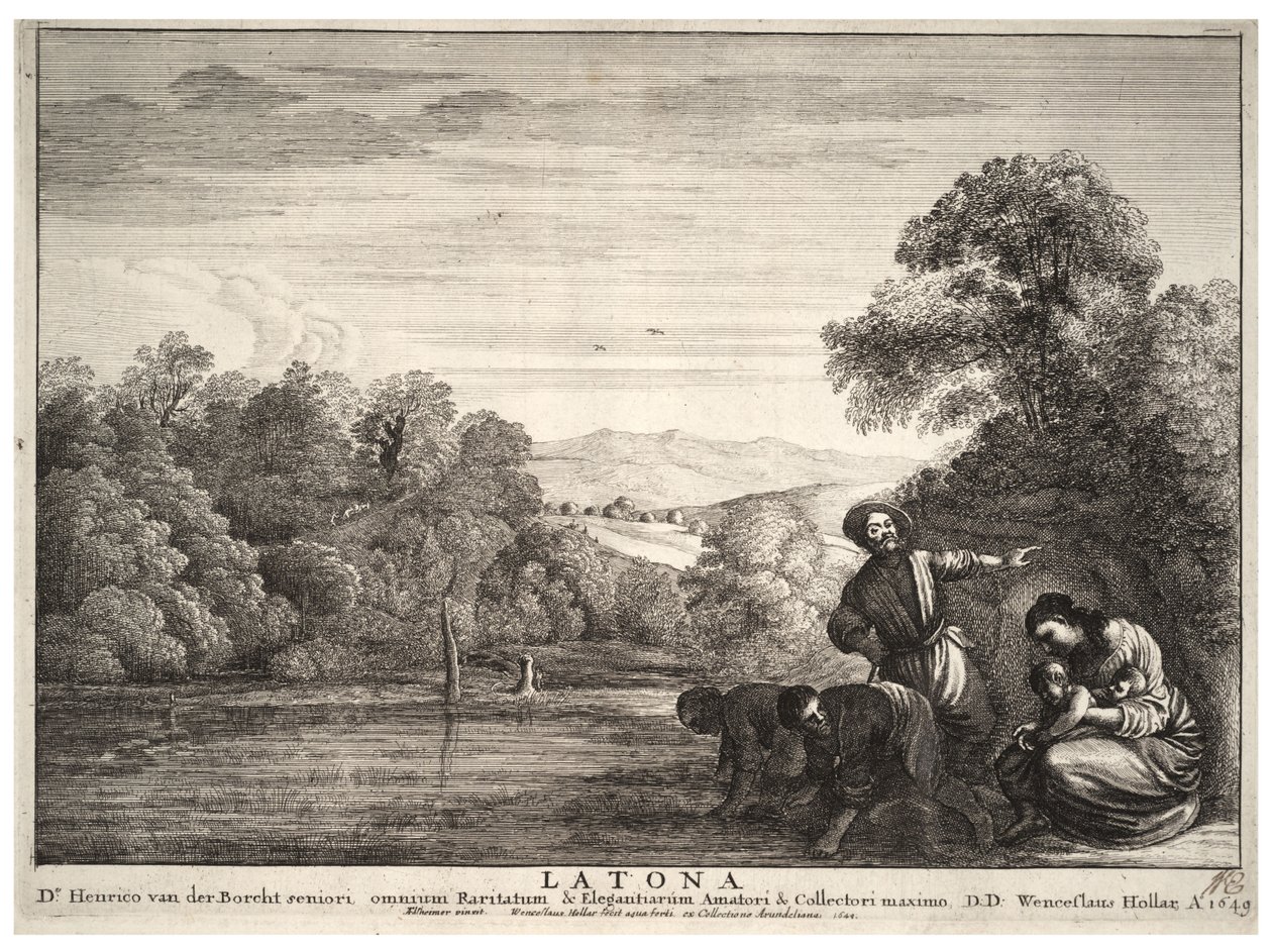 Latona af Wenceslaus Hollar