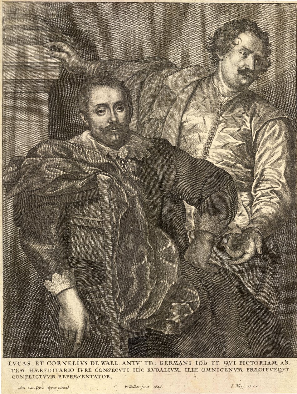 Lucas og Cornelius de Wael. Stat 4 af Wenceslaus Hollar