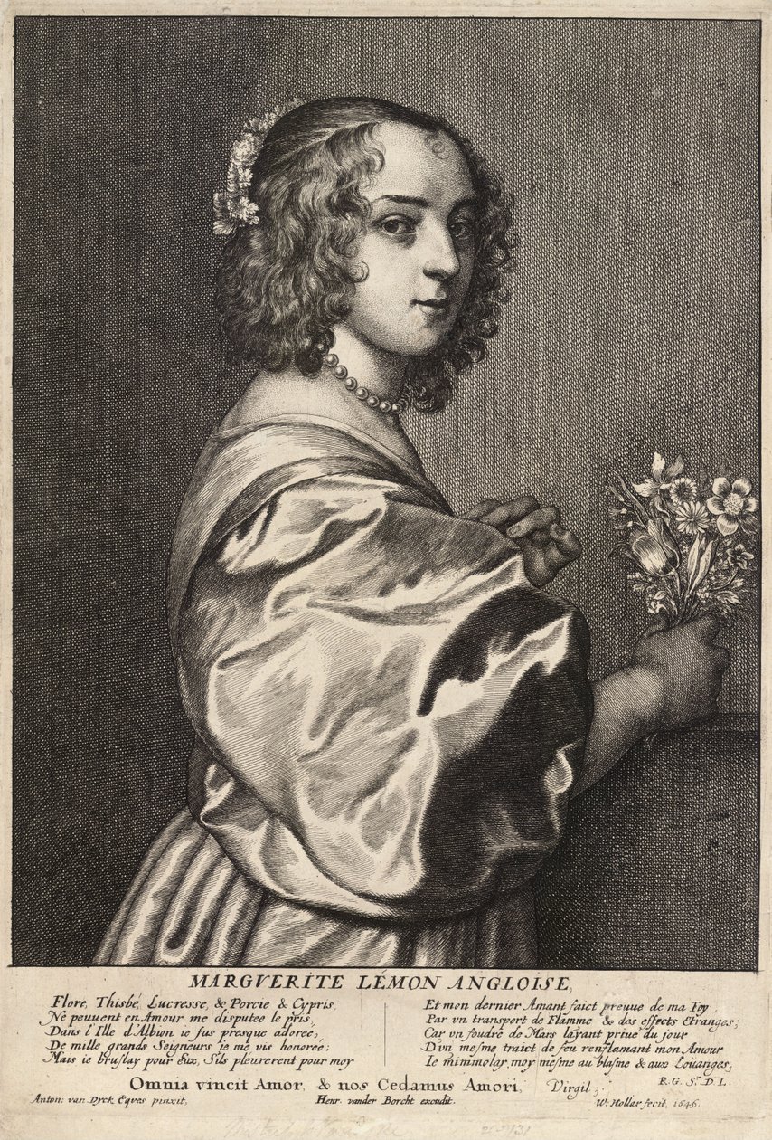 Margaret Lemon. Stat 2 af Wenceslaus Hollar