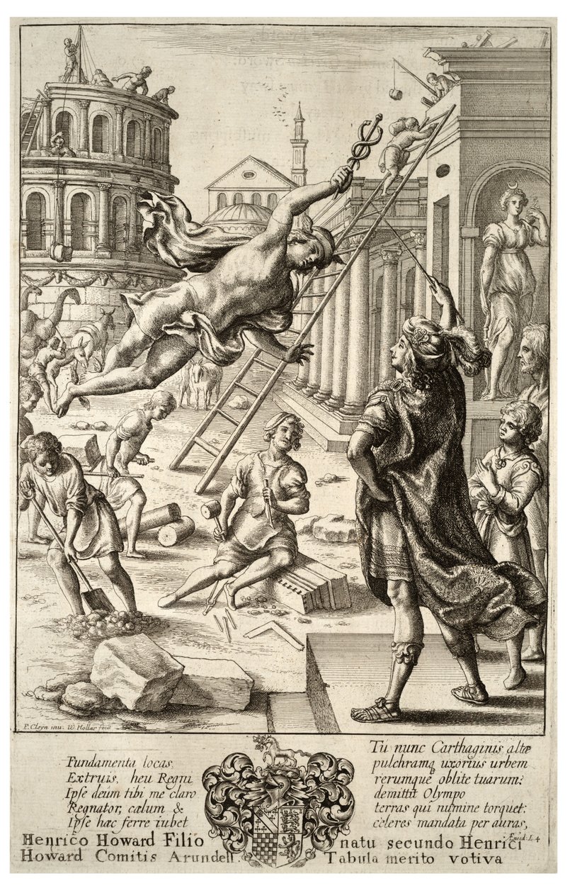 Merkur og Aeneas. Stat 3 af Wenceslaus Hollar