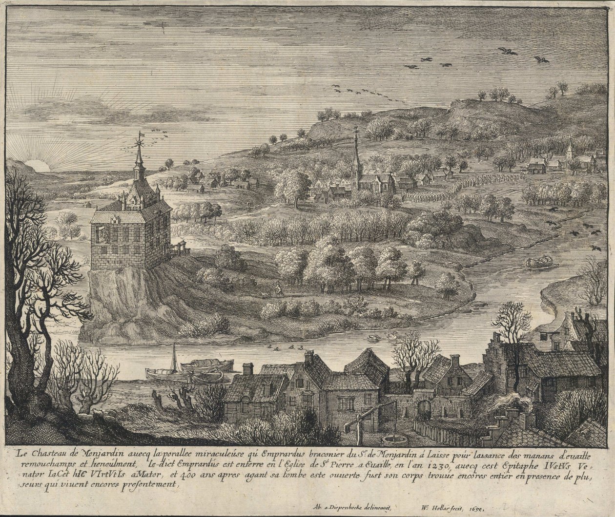Monjardin. Stat 1 af Wenceslaus Hollar