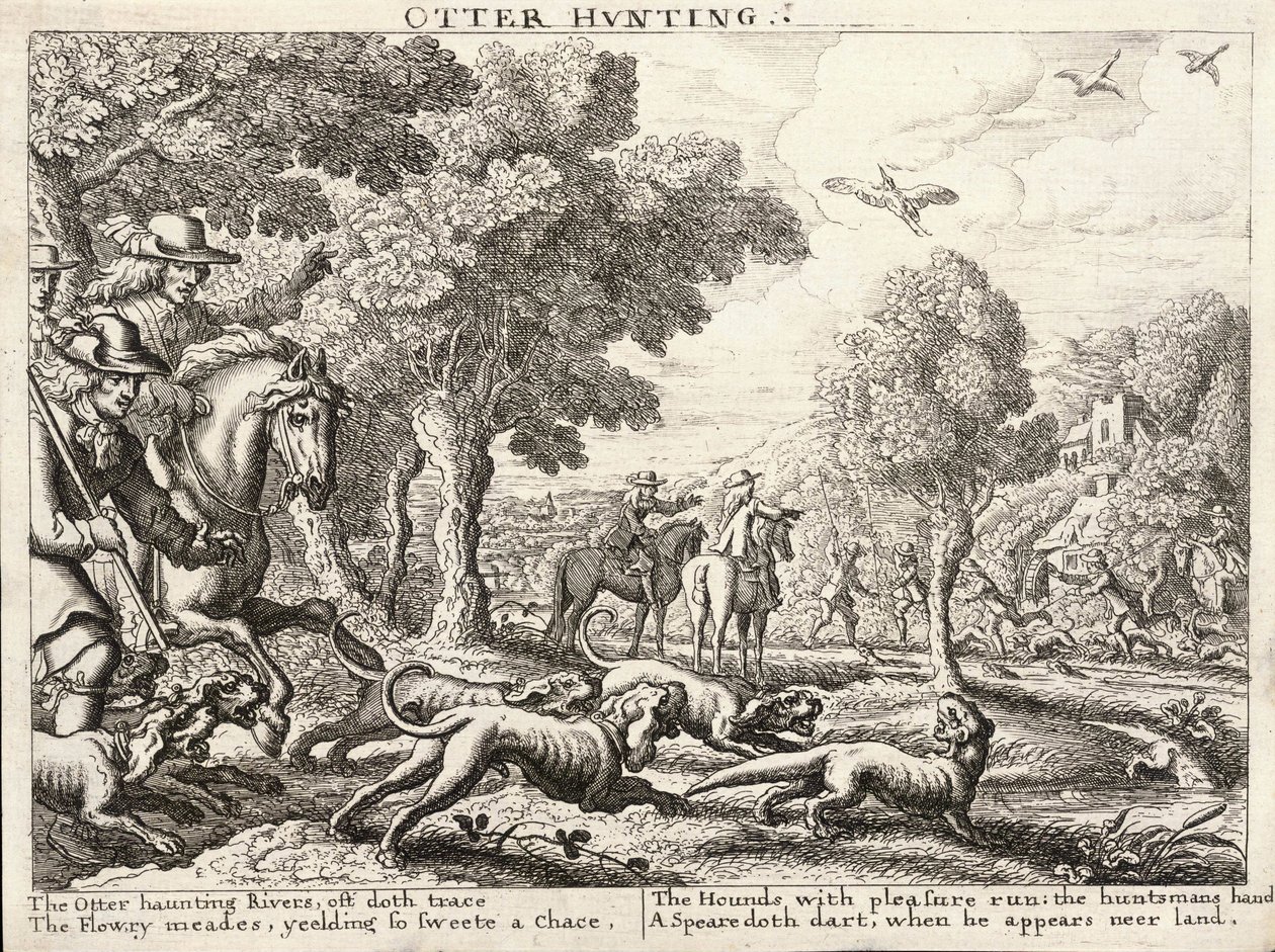 Odder jagt af Wenceslaus Hollar