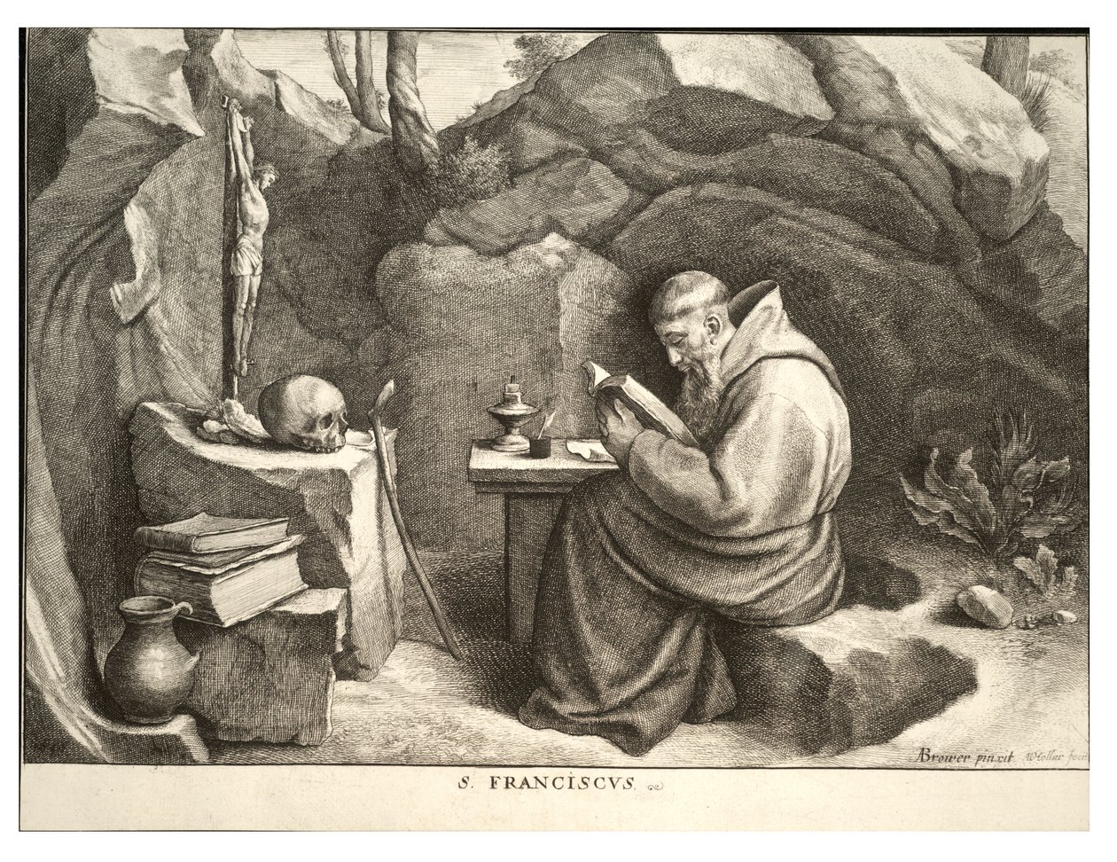 Sankt Frans af Wenceslaus Hollar