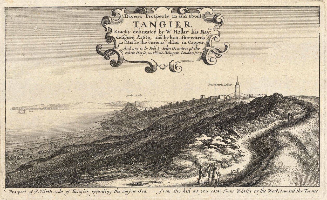 Tanger. Serietitel .. Tilstand 1 af Wenceslaus Hollar