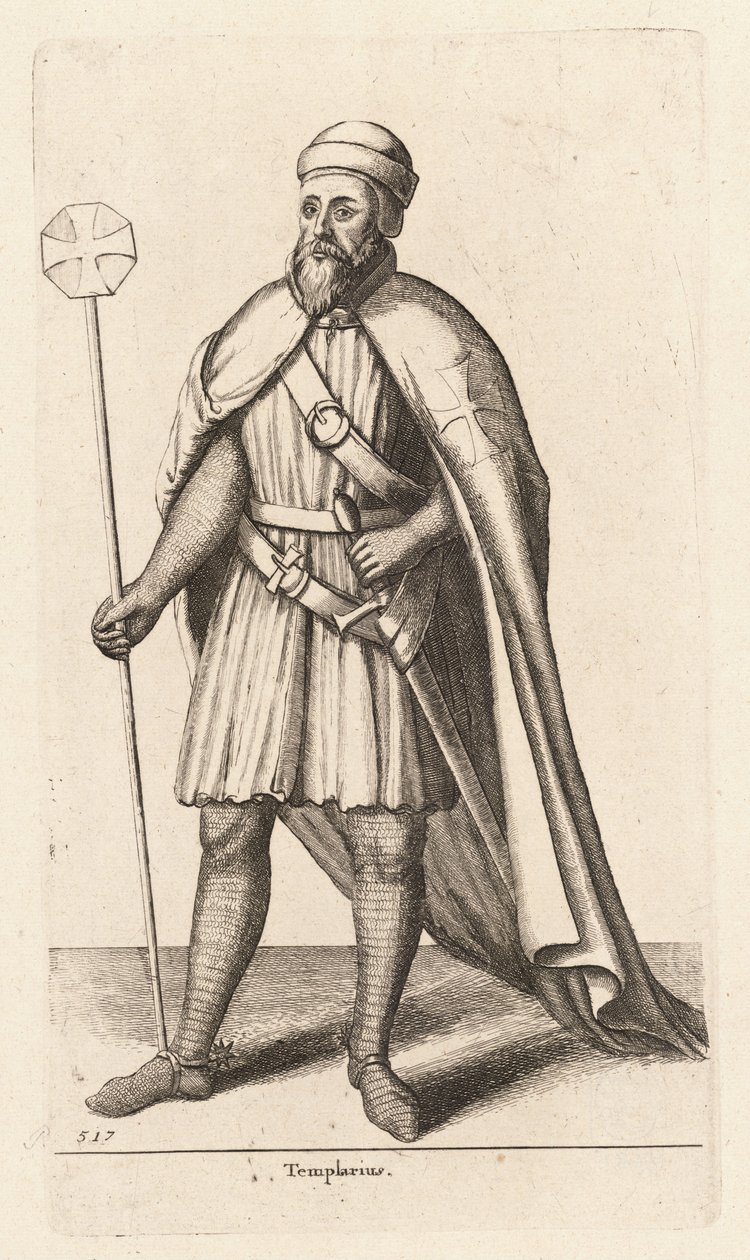 Templar Stat 2 af Wenceslaus Hollar