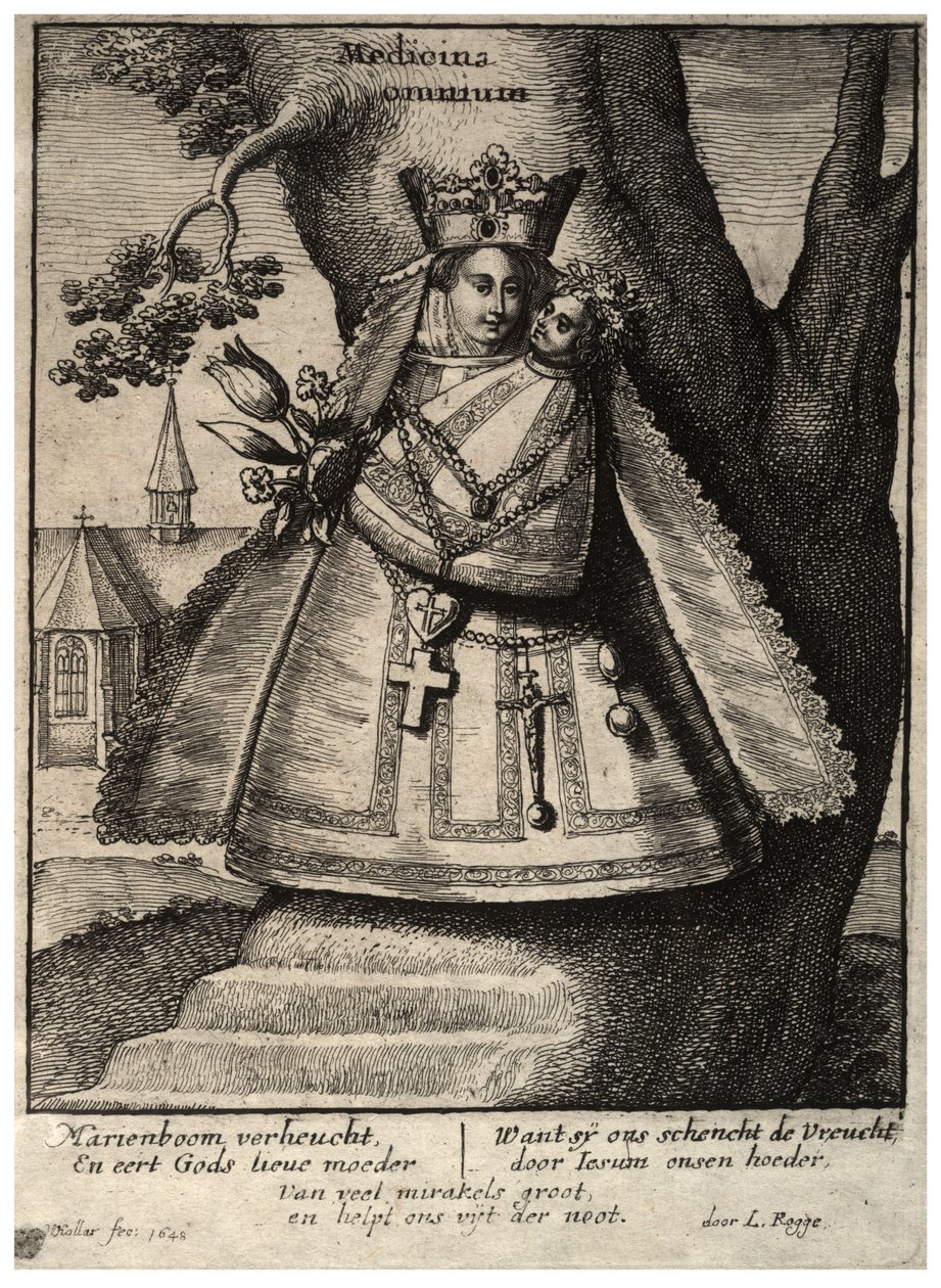 Jomfru af Cleves. Stat 2 af Wenceslaus Hollar