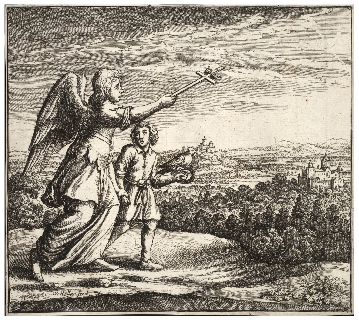 Den engelske guide. Stat 1 af Wenceslaus Hollar