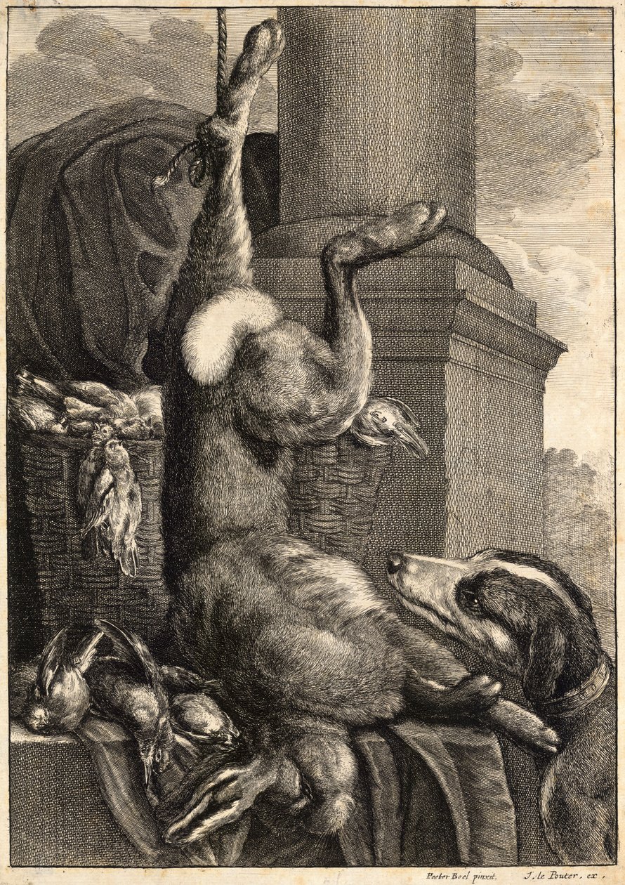 Den døde hare. Stat 2 af Wenceslaus Hollar