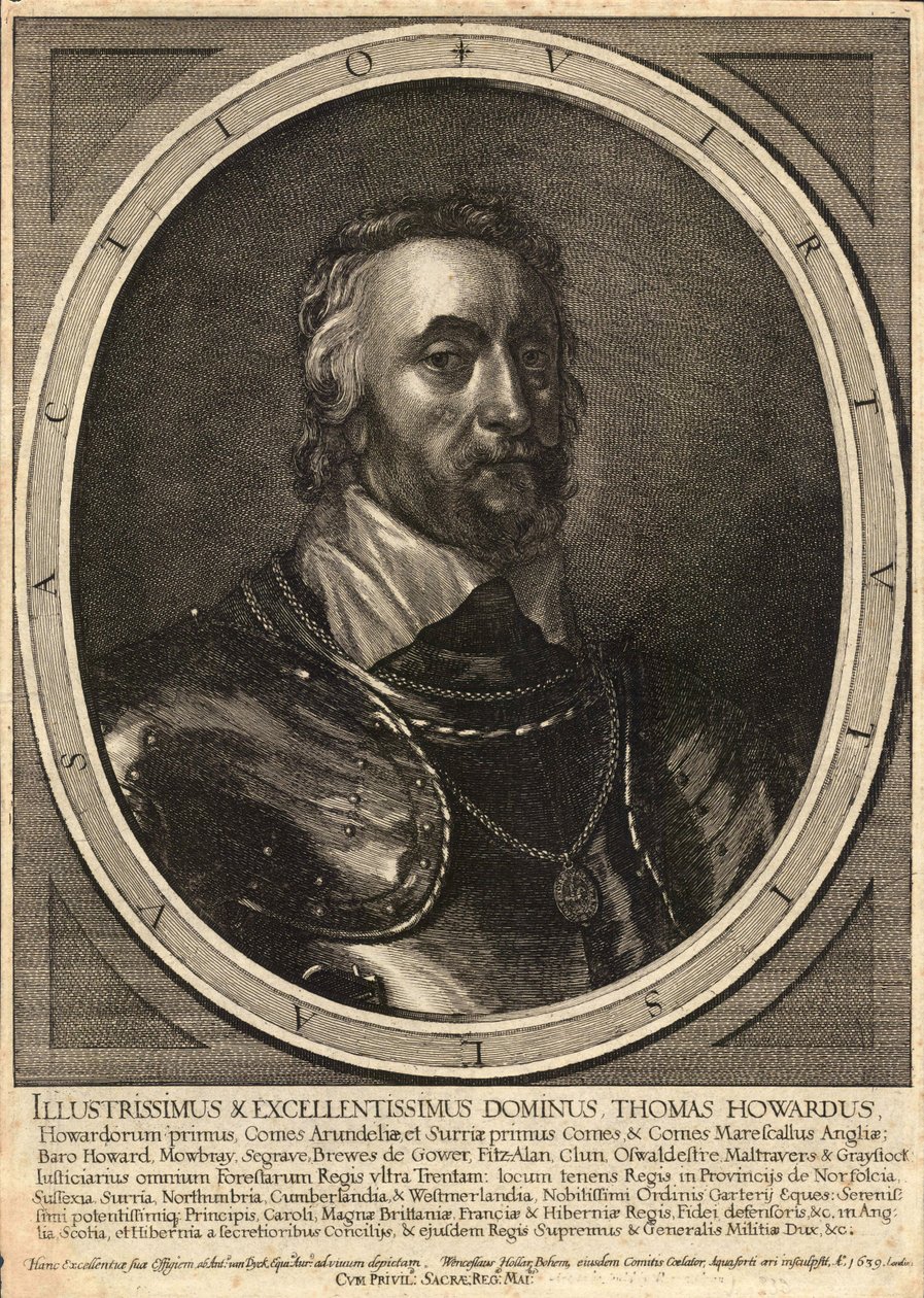 Thomas, jarl af Arundel. Stat 3 af Wenceslaus Hollar