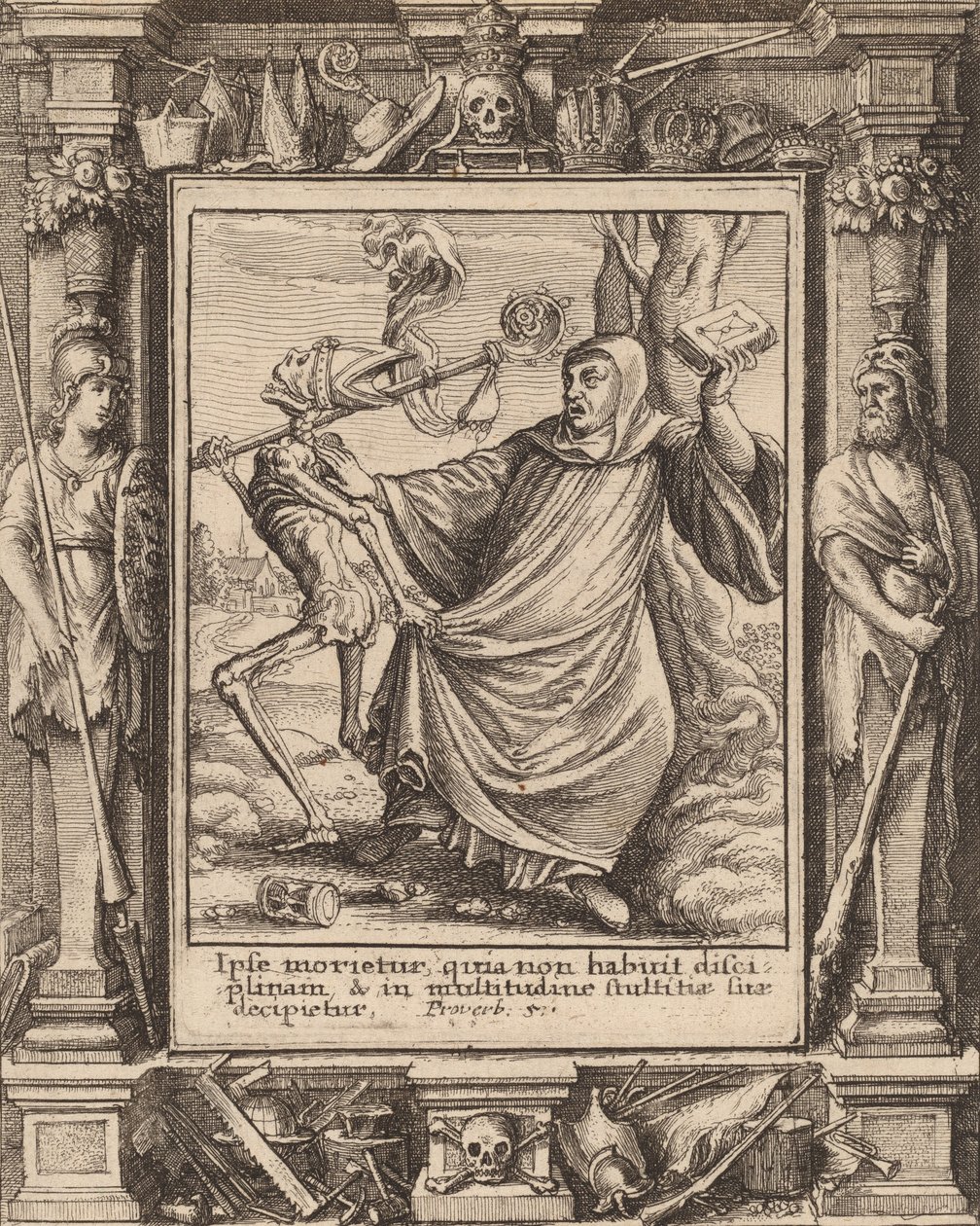 Abbed, 1651. af Wenceslaus Hollar