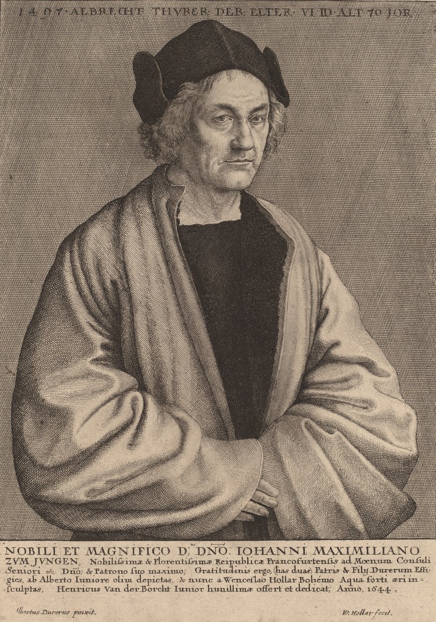 Albrecht Durers far, 1644. af Wenceslaus Hollar
