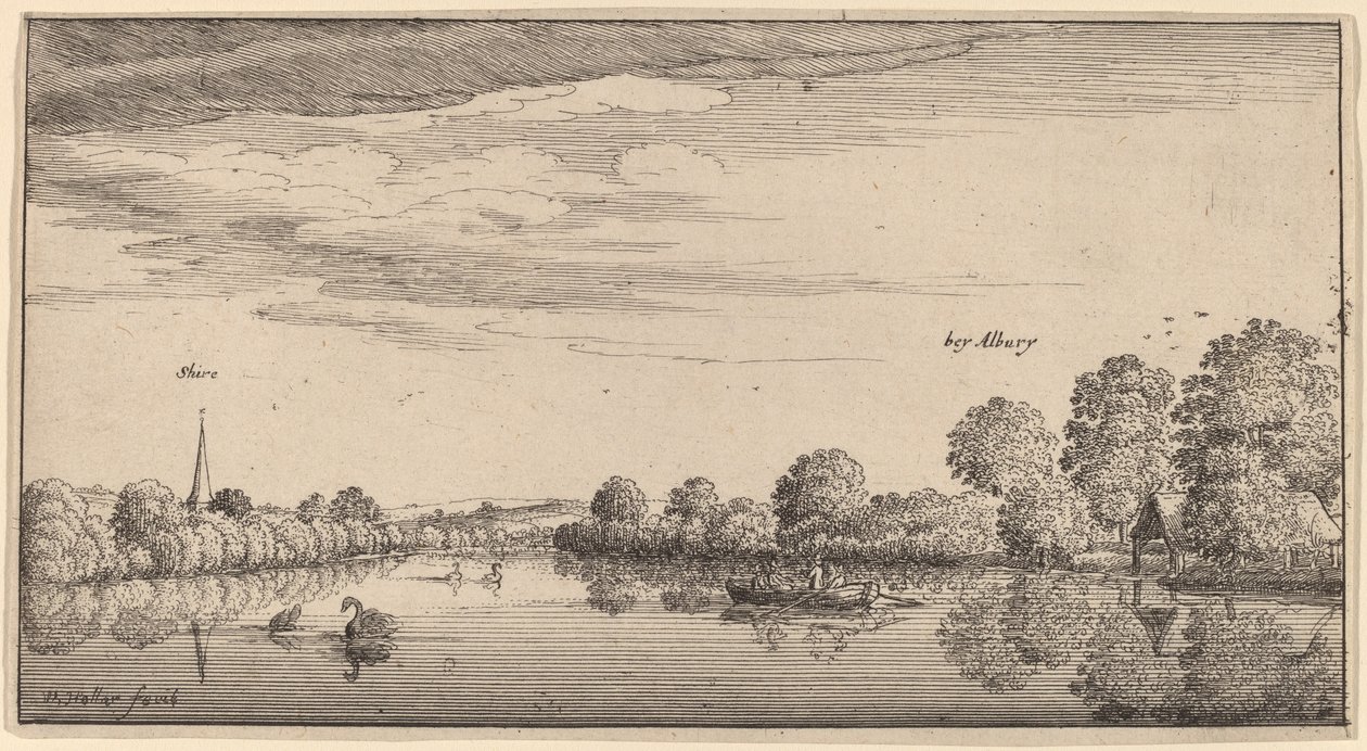 Albury af Wenceslaus Hollar