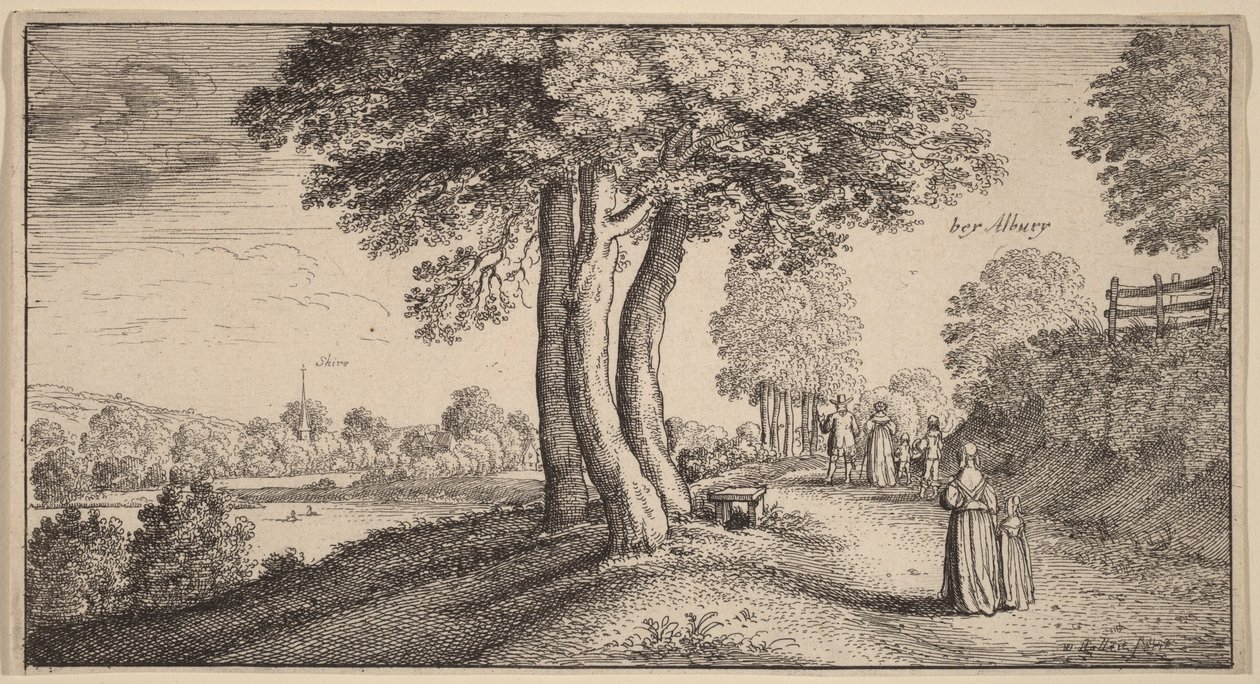 Albury af Wenceslaus Hollar