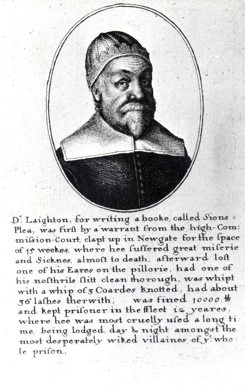 Alexander Leighton, ca.1641 af Wenceslaus Hollar