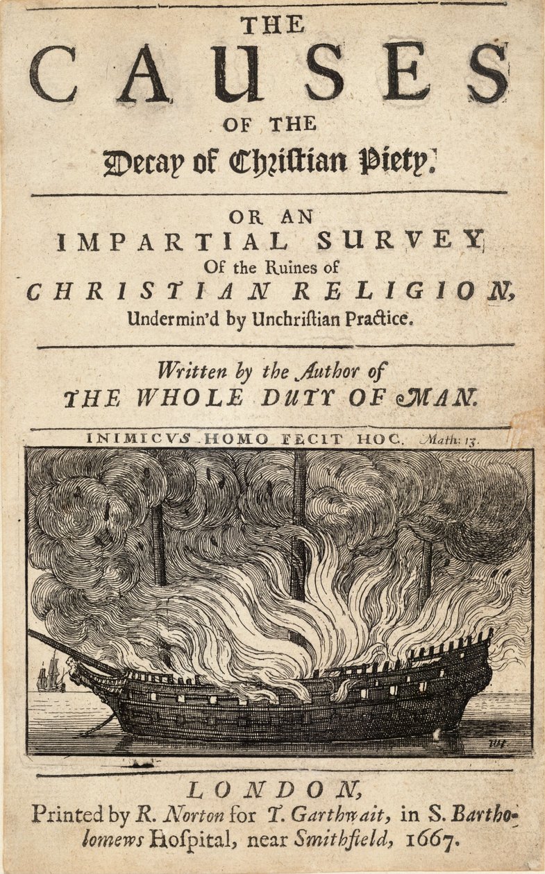 Allestræ. Årsager til den kristne fromheds forfald. Tilstand 1 af Wenceslaus Hollar