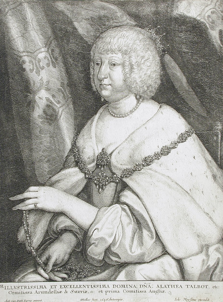 Althea Talbot, Lady Arundel af Wenceslaus Hollar