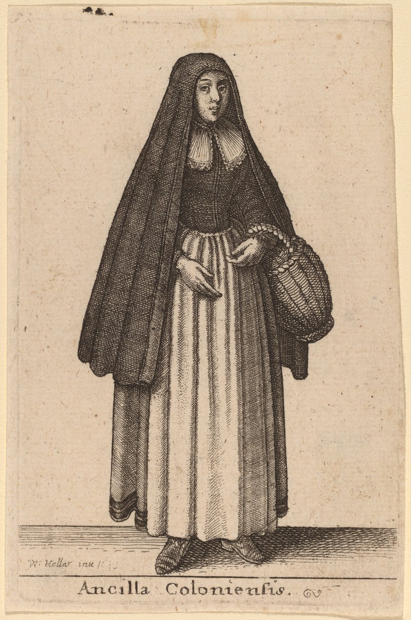 Stuepige af Köln af Wenceslaus Hollar