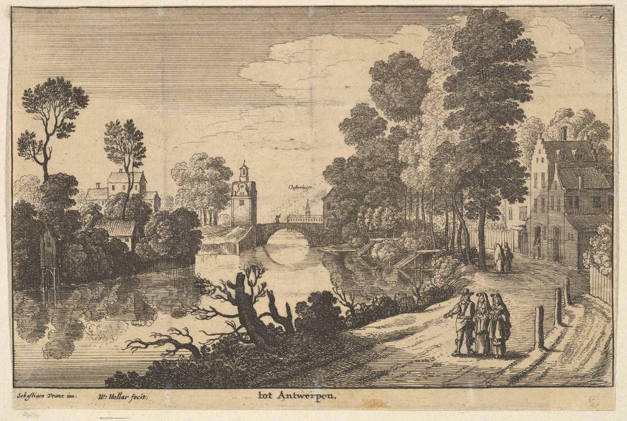 Antwerpen, 1625-77. af Wenceslaus Hollar