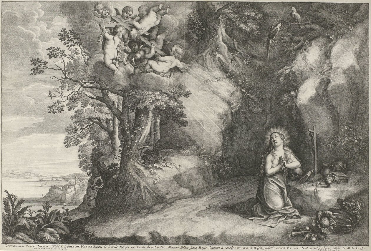 Maria Magdalene til Boetawardi af Wenceslaus Hollar