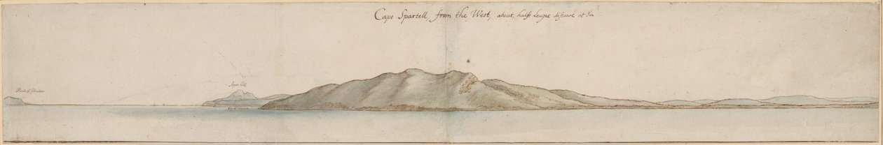 Cape Spartell fra Vesten af Wenceslaus Hollar