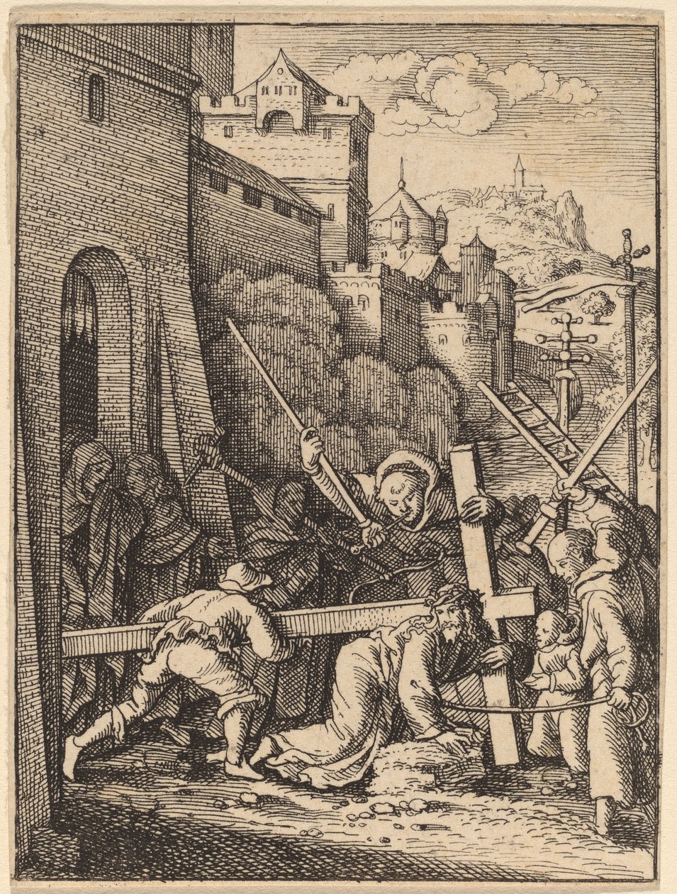 At bære korset af Wenceslaus Hollar